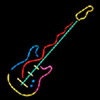 Embroidered Bass Guitar T-shirt