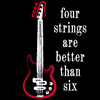 Four Strings Bass T-Shirt