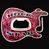 Guitar Belt Buckle - Rock Star