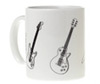 White Guitar Mug