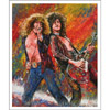 guitarist painting